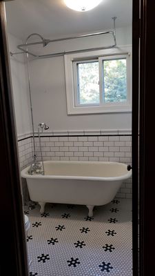 Retro bathroom renovation