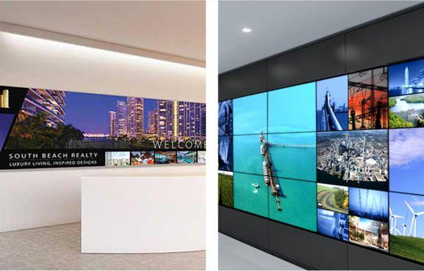 Video Walls to impress and inform employees and guests