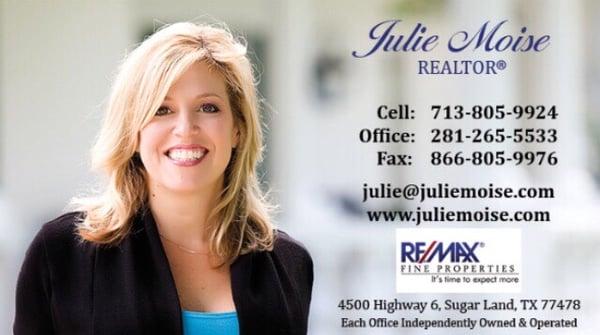 Julie Moise, Realtor