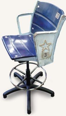 Dallas Cowboys logo STADIA seat.