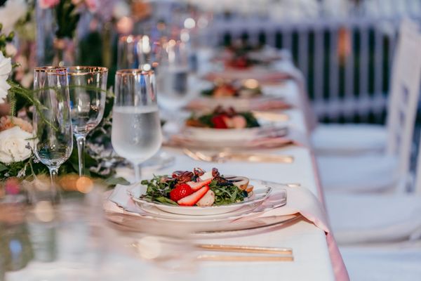 Delicious Meals at a delightful table