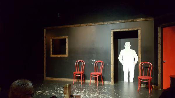 Stage at Black Box Improv