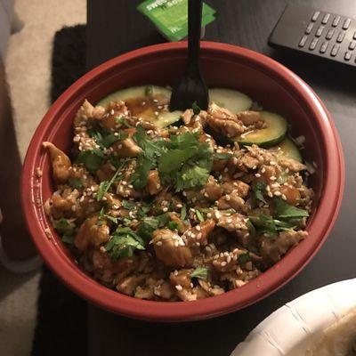 Teriyaki chicken bowl