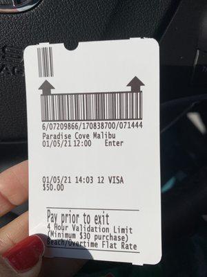 Ticket / Receipt