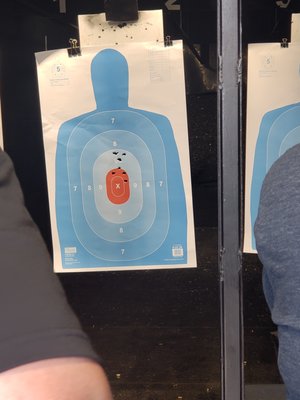 First time ever shooting. This was a picture of the first clip emptied.