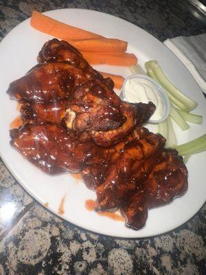 Spicy bbq wings