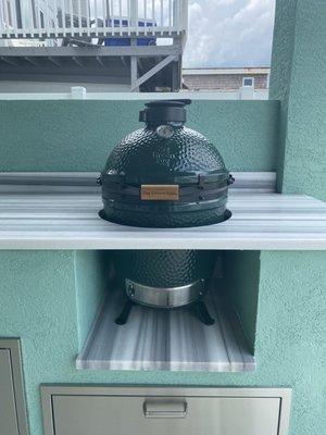 Close up of BGE and enclosure