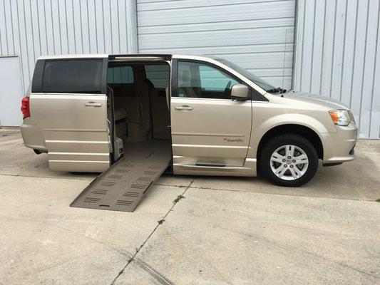 2013 Wheelchair accessible minivan