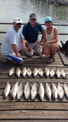 Jim Crawford was an amazing guide, we caught out limit in about an hour - but your results may vary.