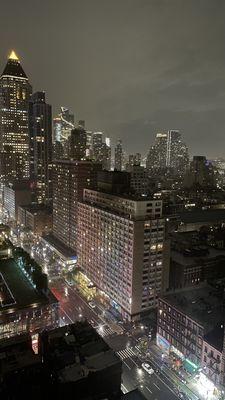 Night view from 22nd floor