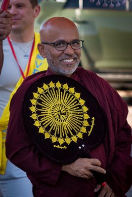 Bhante Sujatha at the 2022 Vesaka Day Celebration.