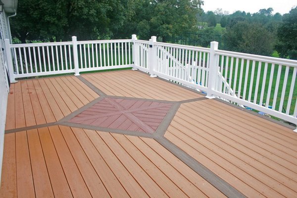 Custom composite deck.