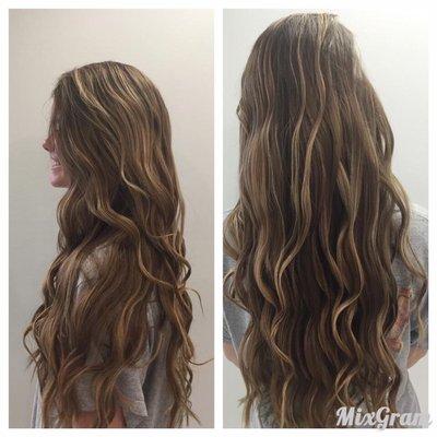 Highlights and lowlights for a beautiful blend of color !