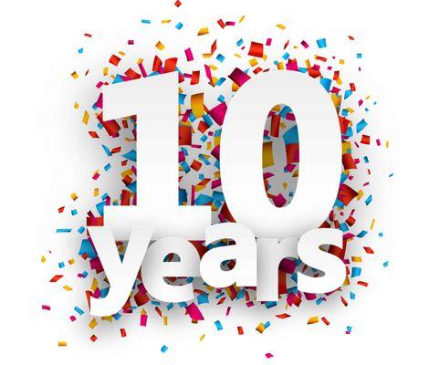 10 years in business!