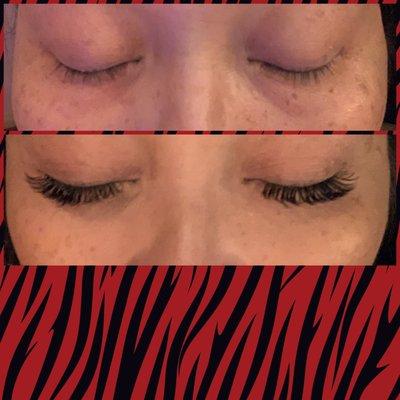 So I had to wait 6 weeks bcuz of Hip surgery and I was housebound - I am NEVER  disappointed by her lash application!