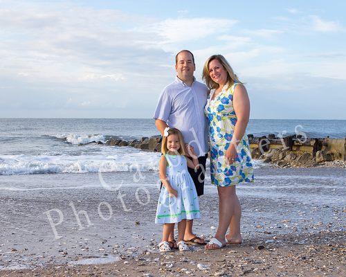 family portrait, Edisto Beach, SC