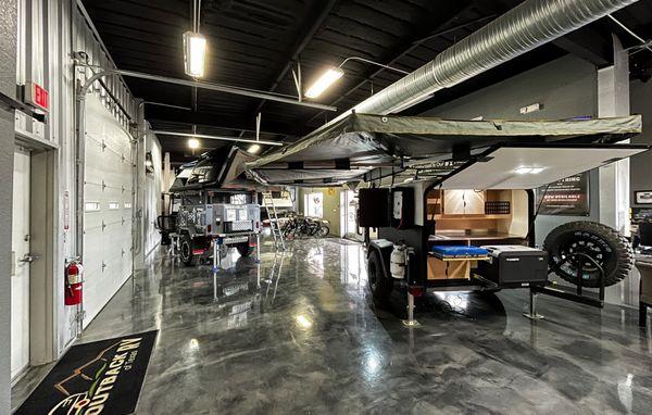 Outback RV of Texas Offroad / Overland campers in the Showroom