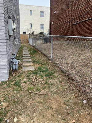 Fence after repair