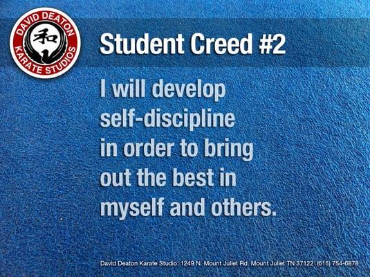 Student Creed #2