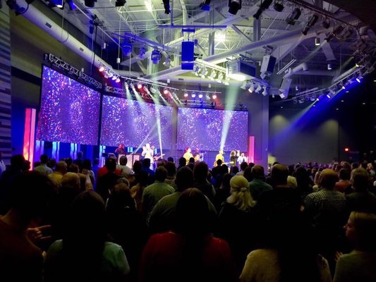 Contemporary worship service