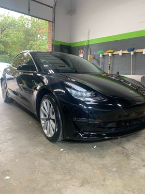 Model 3 after full detail and tints.