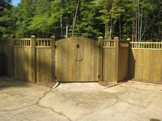 Wood Fence Installation