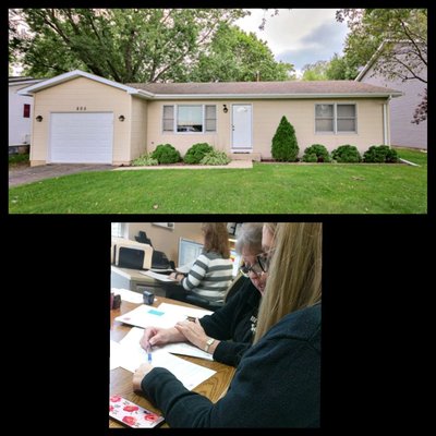 My friend and client buying her first home in McHenry! Please message me today so I can help you! 815.354.8386