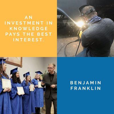 Ready to invest in your future? **Scholarships available for those who qualify**