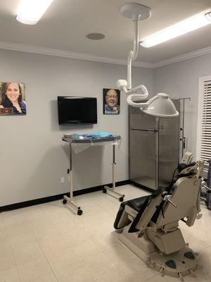 One of the operatory rooms at Wake Forest