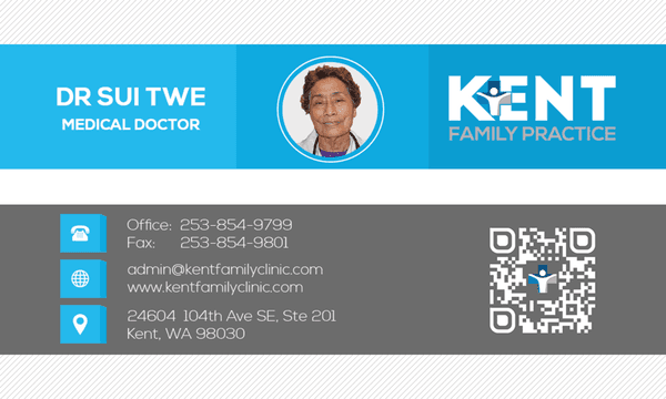 Drop me a line! I'd love to schedule with you! Sui Twe & Kent Family Clinic