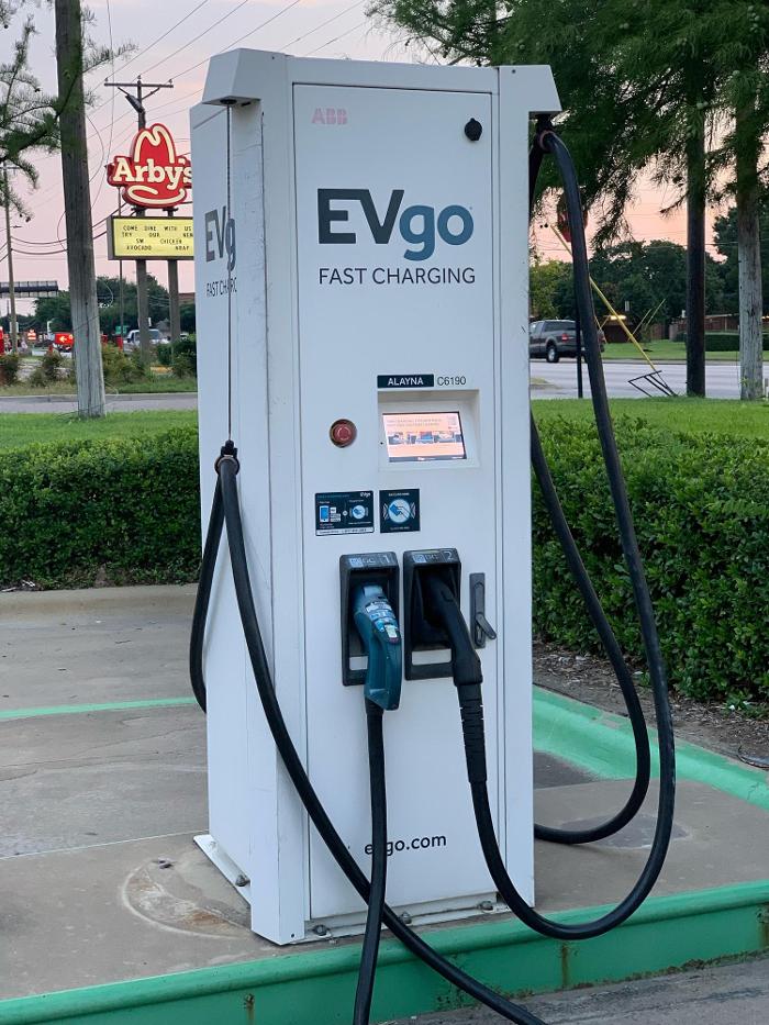 EVgo Car Charging Station