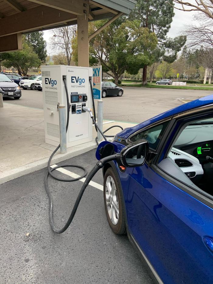 EVgo Car Charging Station